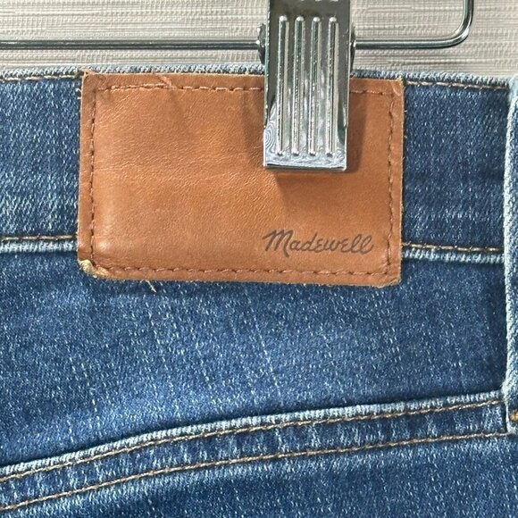 Madewell Jeans Womens 26 Roadtripper Blue Cotton Stretch Pockets Medium Wash - Picture 7 of 10